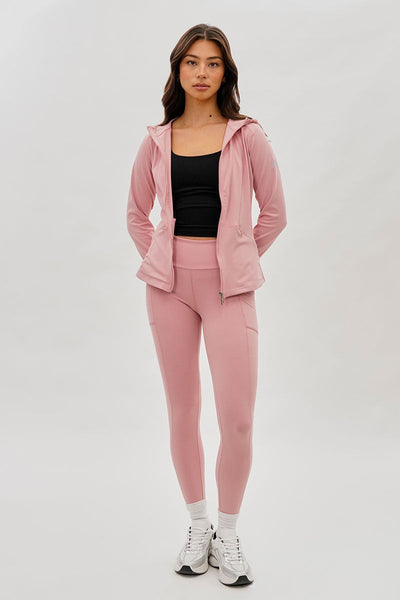 Canada Weather Gear High Waisted Yoga Leggings - Pink - Womens Leggings - Canada Weather Gear