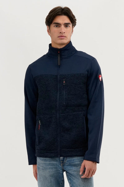 Canada Weather Gear Fleece Lightweight Jacket - Navy - Mens Lightweight Jackets - International Clothiers