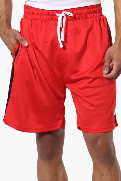 Canada Weather Gear Side Stripe Mesh Shorts - Red - Mens Shorts & Capris - Canada Weather Gear