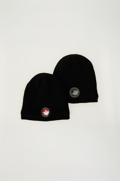 Canada Weather Gear Two-Pack Ribbed Hat - Black - Mens Hats - Canada Weather Gear