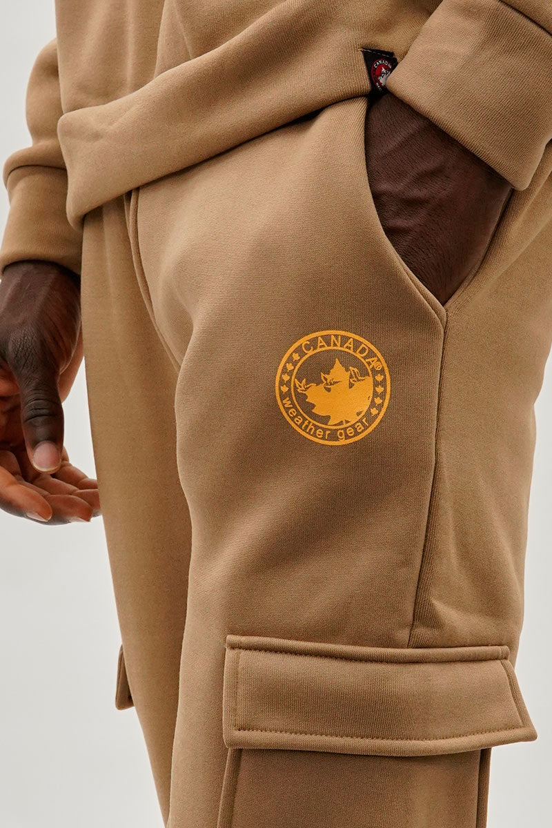 Canada Weather Gear Basic Cargo Joggers - Beige