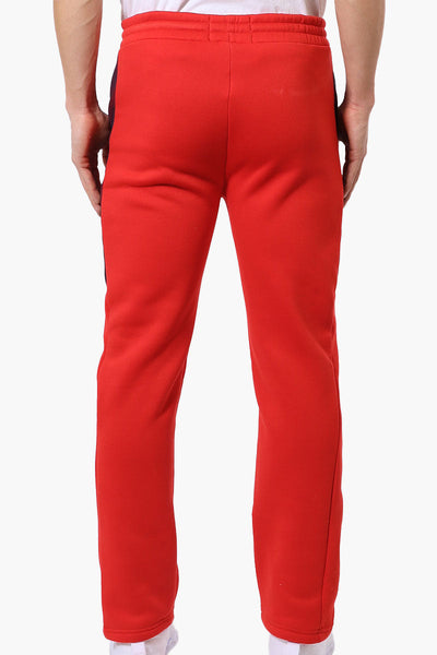 Essentials Super Triple Goose Side Mesh Insert Sweatpants - Red - Mens Joggers & Sweatpants - Canada Weather Gear