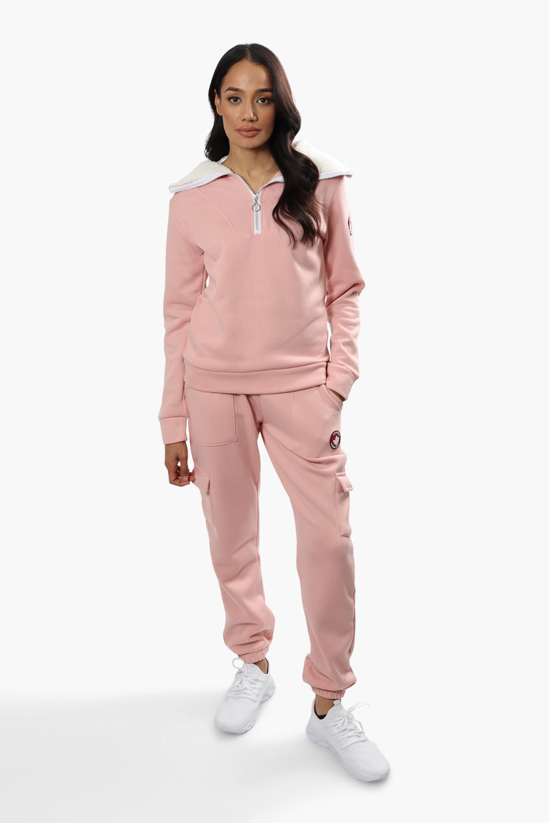 Canada Weather Gear Solid Cargo Joggers - Pink - Womens Joggers & Sweatpants - Canada Weather Gear