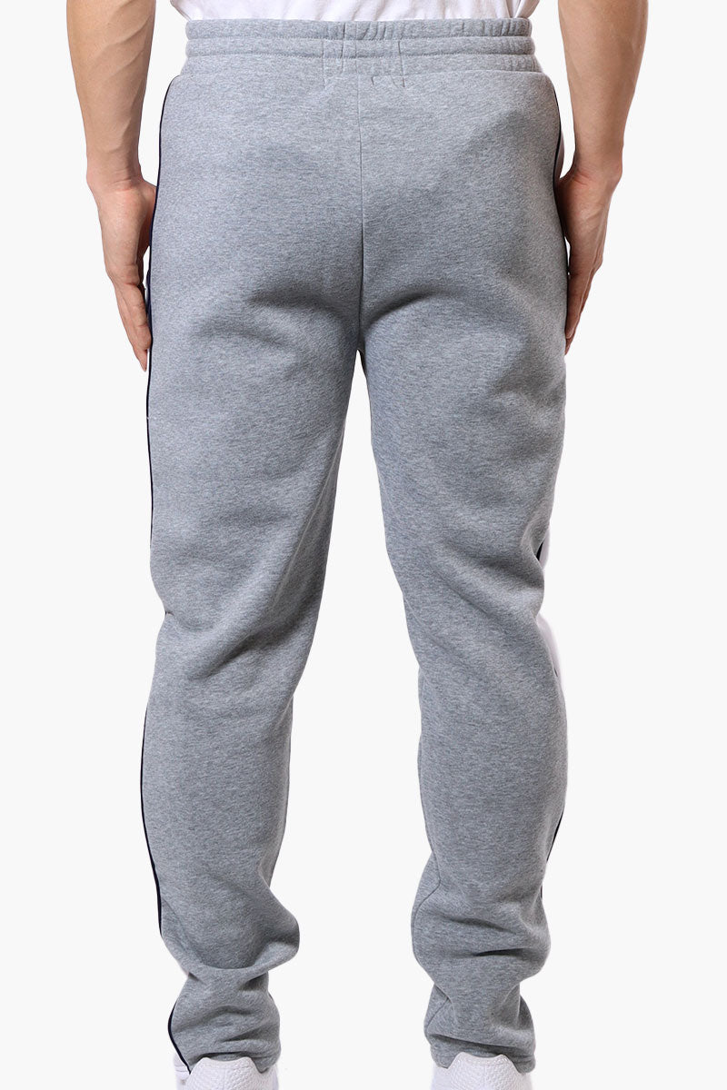 Essentials Super Triple Goose Side Stripe Tie Waist Sweatpants - Grey - Mens Joggers & Sweatpants - Canada Weather Gear