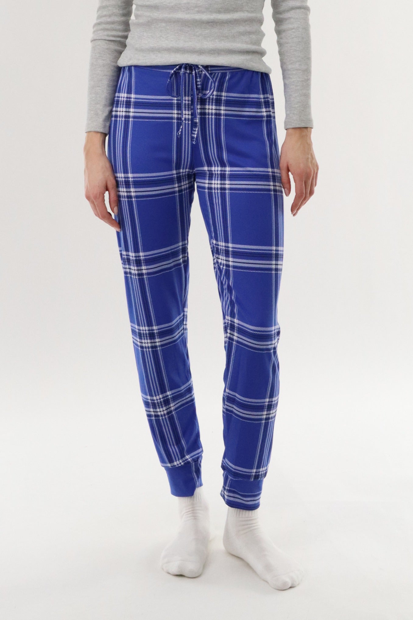 Canada Weather Gear Jogger Pajama Pants - Blue - Womens Pajamas - Canada Weather Gear