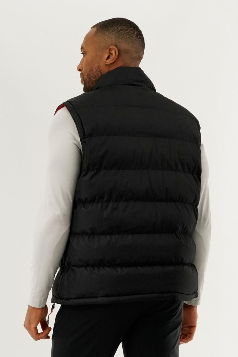 Canada Weather Gear Basic Puffer Vest - Black - Mens Vests - Canada Weather Gear