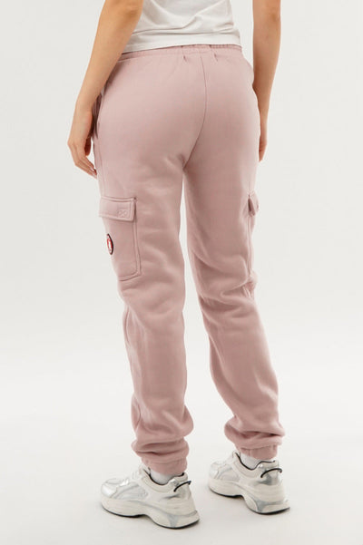 Canada Weather Gear Fleece Cargo Joggers - Pink - Womens Joggers & Sweatpants - Canada Weather Gear
