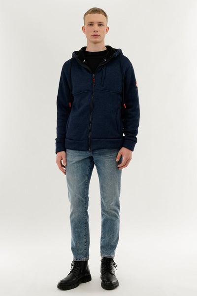Canada Weather Gear Sherpa Lined Lightweight Jacket - Navy - Mens Lightweight Jackets - Canada Weather Gear