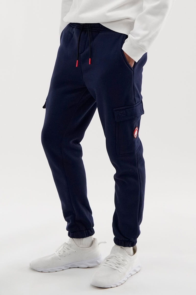 Canada Weather Gear Fleece Cargo Joggers - Navy