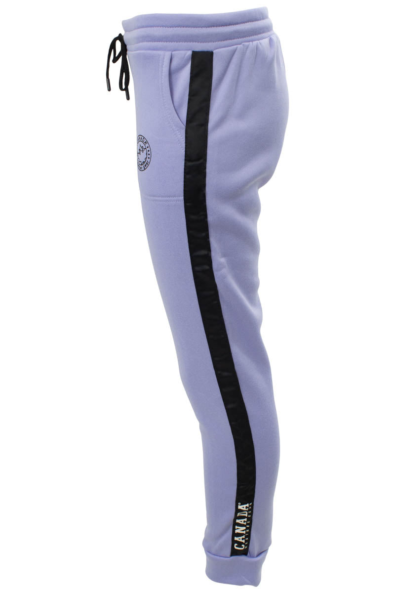 Canada Weather Gear Side Logo Panel Sweatpants - Lavender - Womens Joggers & Sweatpants - Canada Weather Gear
