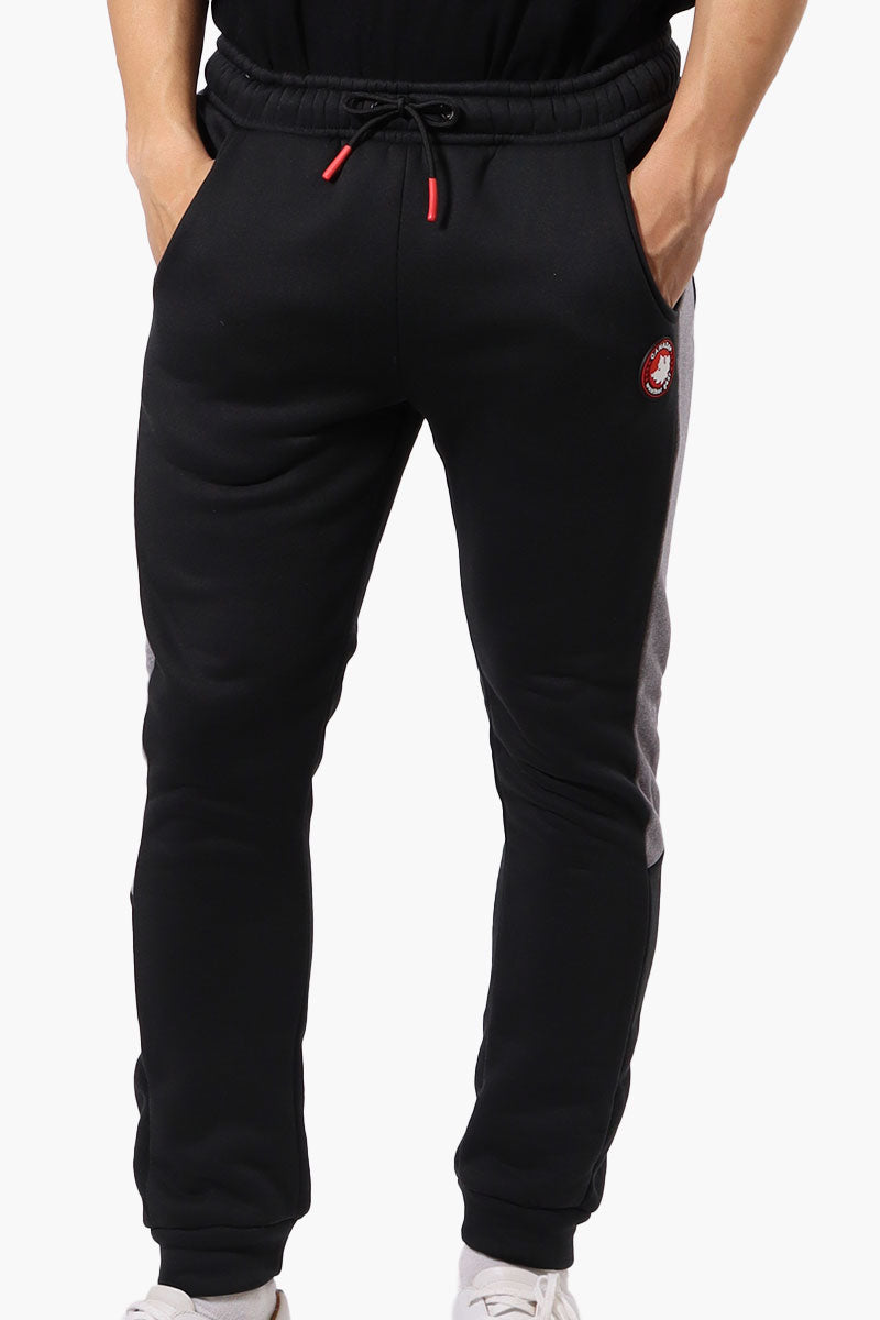 Canada Weather Gear Tie Waist Fleece Joggers - Black - Mens Joggers & Sweatpants - Canada Weather Gear