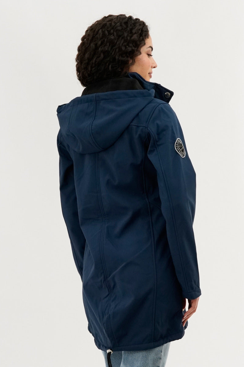 Canada Weather Gear Soft Shell Lightweight Jacket - Navy - Womens Lightweight Jackets - Canada Weather Gear