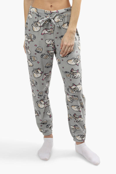 Canada Weather Gear Plush Pajama Joggers - Grey - Womens Pajamas - Fairweather