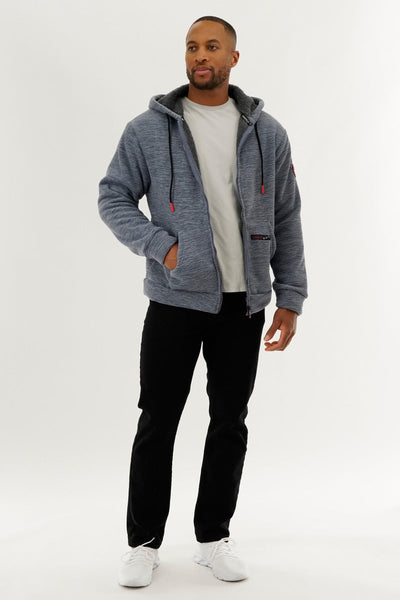 Canada Weather Gear Sherpa Lined Lightweight Jacket - Navy - Mens Lightweight Jackets - Canada Weather Gear