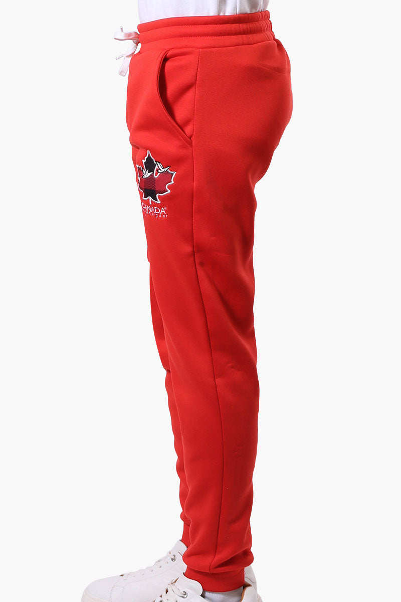 Canada Weather Gear Basic Tie Waist Joggers - Red - Mens Joggers & Sweatpants - Canada Weather Gear