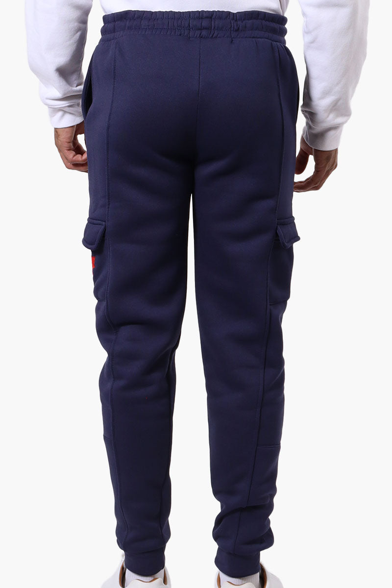 Canada Weather Gear Tie Waist Cargo Joggers - Navy - Mens Joggers & Sweatpants - Canada Weather Gear