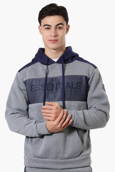 Essentials Super Triple Goose Mesh Insert Hoodie - Grey - Mens Hoodies & Sweatshirts - Canada Weather Gear