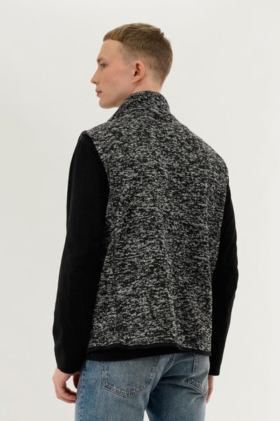 Canada Weather Gear Fleece Vest - Black - Mens Vests - Canada Weather Gear