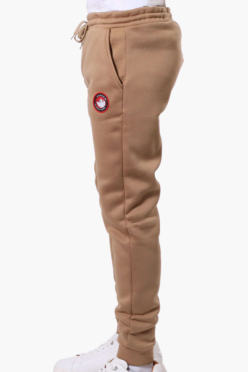 Canada Weather Gear Basic Tie Waist Joggers - Brown - Mens Joggers & Sweatpants - Canada Weather Gear