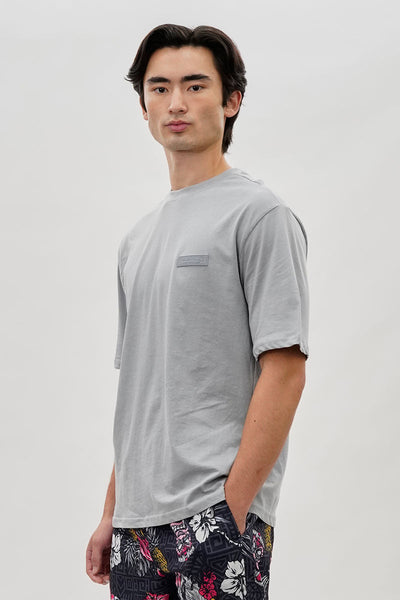 Essentials Super Triple Goose Logo Print Tee - Grey - Mens Tees & Tank Tops - Canada Weather Gear