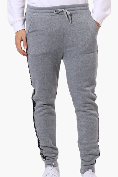 Canada Weather Gear Side Detail Tie Waist Joggers - Grey - Mens Joggers & Sweatpants - Canada Weather Gear