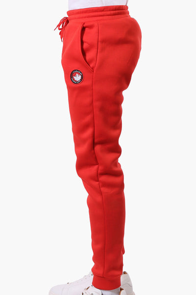 Canada Weather Gear Basic Tie Waist Joggers - Red - Mens Joggers & Sweatpants - Canada Weather Gear