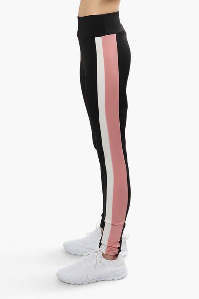 Canada Weather Gear Solid Side Stripe Leggings - Black - Womens Leggings - Canada Weather Gear