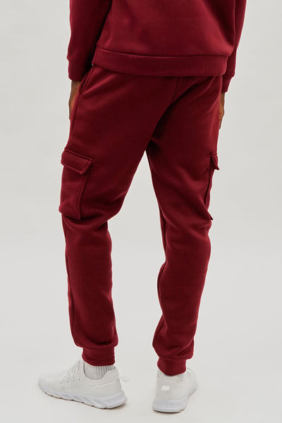 Canada Weather Gear Basic Cargo Joggers - Red