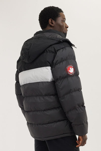 Canada Weather Gear Colour Block Bomber Jacket - Black