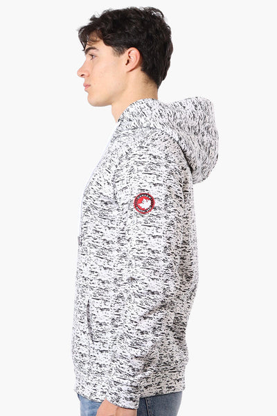 Canada Weather Gear Patterned Embroidered Hoodie - White