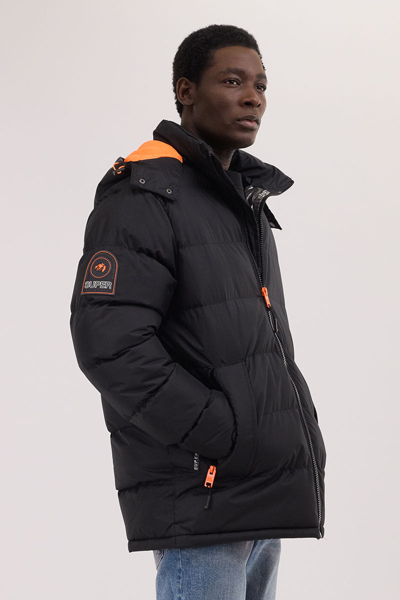 Super Triple Goose Thermal-Foil Lining Bomber Jacket - Orange