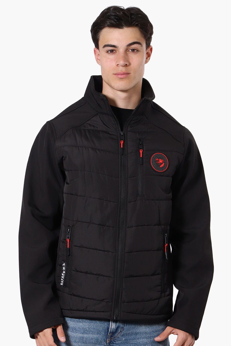 Super Triple Goose Quilted Bubble Lightweight Jacket - Black - Mens Lightweight Jackets - Canada Weather Gear