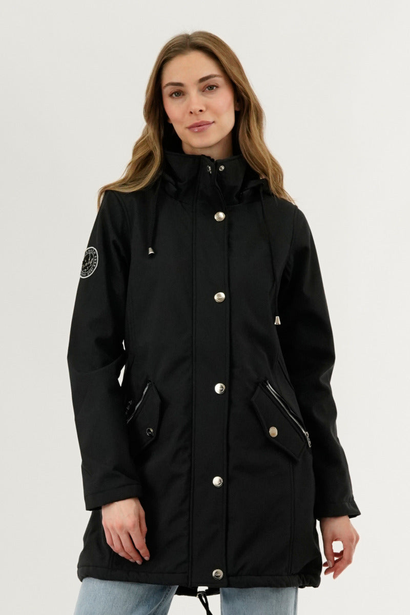 Canada Weather Gear Soft Shell Lightweight Jacket - Black