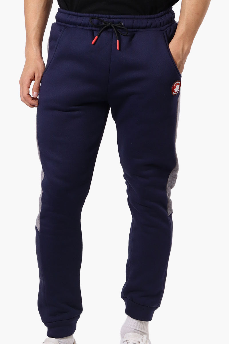 Canada Weather Gear Tie Waist Fleece Joggers - Navy - Mens Joggers & Sweatpants - Canada Weather Gear