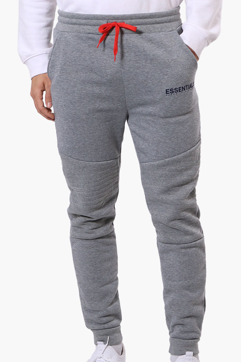 Essentials Super Triple Goose Basic Tie Waist Joggers - Grey - Mens Joggers & Sweatpants - Canada Weather Gear