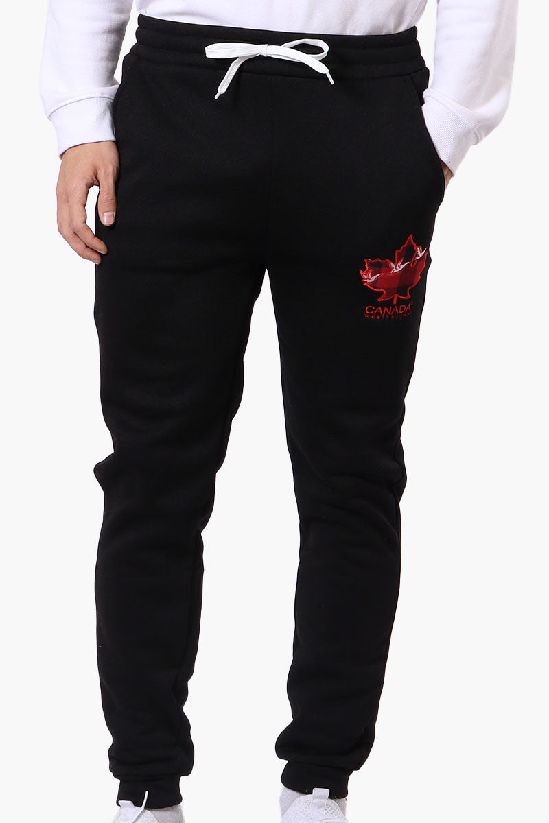 Canada Weather Gear Basic Tie Waist Joggers - Black - Mens Joggers & Sweatpants - Canada Weather Gear