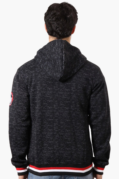 Canada Weather Gear Patterned Chest Logo Hoodie - Black