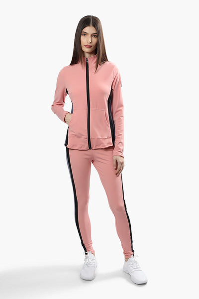 Canada Weather Gear Front Zip Lightweight Jacket - Pink - Womens Lightweight Jackets - Canada Weather Gear