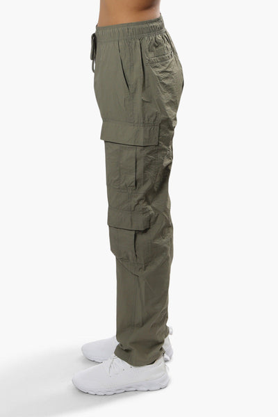 Canada Weather Gear Tie Waist Cargo Pants - Olive - Womens Pants - Canada Weather Gear