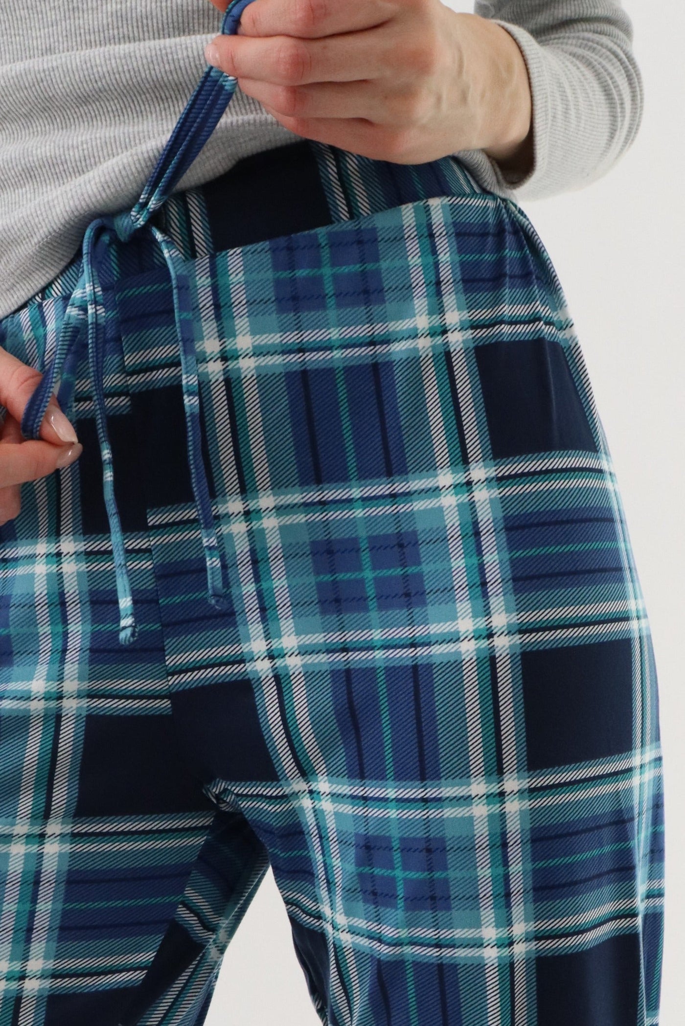 Canada Weather Gear Jogger Pajama Pants - Teal - Womens Pajamas - Canada Weather Gear