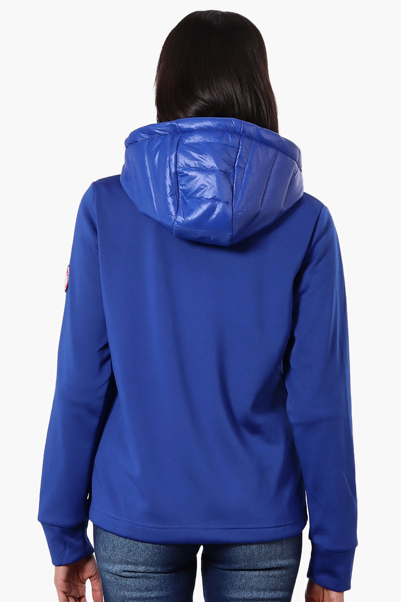 Canada Weather Gear Quilted Nylon Lightweight Jacket - Blue - Womens Lightweight Jackets - Canada Weather Gear