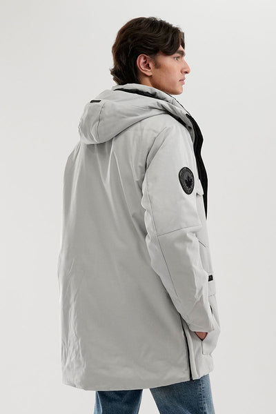 Canada Weather Gear Faux Fur Lined Hood Parka Jacket - Stone
