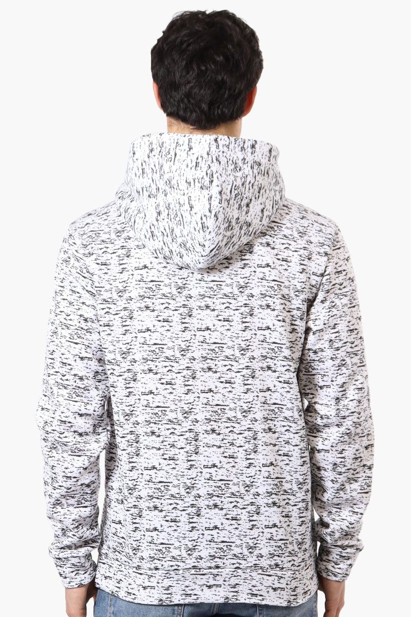 Canada Weather Gear Patterned Embroidered Hoodie - White