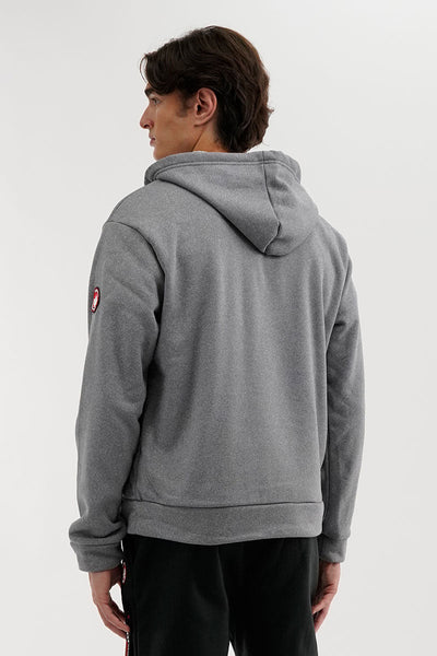 Canada Weather Gear Fleece Half Zip Hoodie - Grey