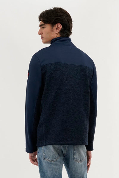 Canada Weather Gear Fleece Lightweight Jacket - Navy - Mens Lightweight Jackets - Canada Weather Gear