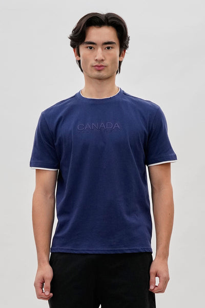 Canada Weather Gear Classic Tee - Navy - Mens Tees & Tank Tops - Canada Weather Gear