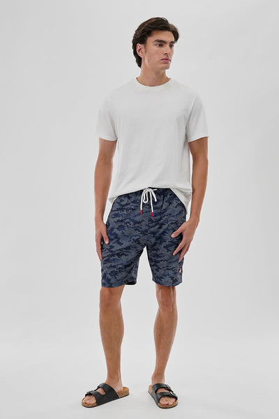 Canada Weather Gear Digi Camo Print Elastic Surf Shorts - Navy - Mens Shorts & Capris - Canada Weather Gear