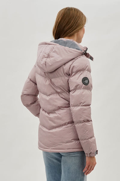 Canada Weather Gear Chevron Bomber Jacket - Pink