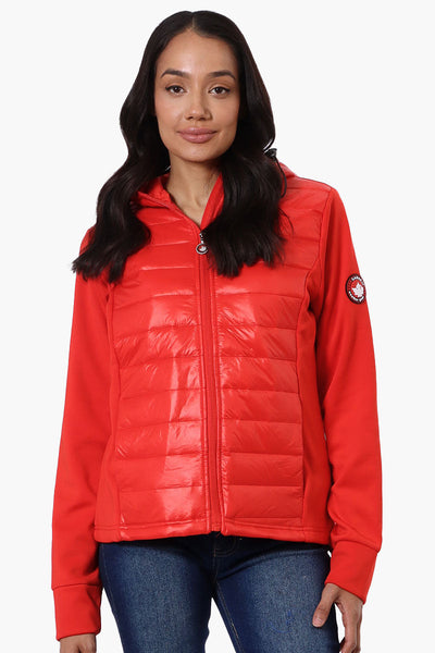 Canada Weather Gear Quilted Nylon Lightweight Jacket - Red - Womens Lightweight Jackets - Canada Weather Gear