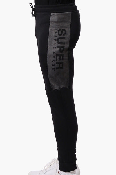 Super Triple Goose Mesh Insert Joggers - Black